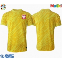 Poljska Golmanski Domaci Dres EP 2024 Kratak Rukav